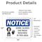 Signmission 10 in Height, 14 in Width, Vinyl Decal, Rectangle OS-2PACK-NS-D-1014-L-15746 - alternate 2